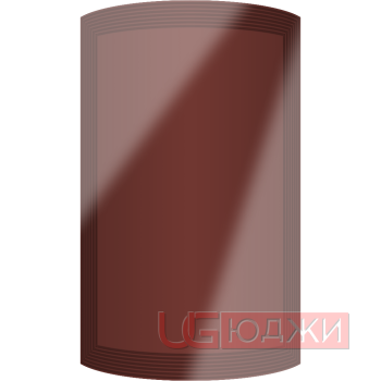 Фасад Эмаль Глянец 19мм Престиж Модерн 77 полукруглый R300 высота 717-916мм