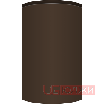 Фасад Эмаль Матовая 19мм Интегрированная ручка V1 полукруглый R300 высота 357-716мм