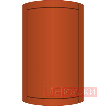 Фасад Эмаль Матовая 19мм Стандарт 6 полукруглый R300 высота 717-916мм