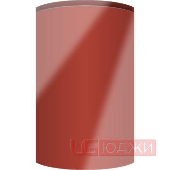 Фасад Эмаль Глянец 19мм Интегрированная ручка V1 полукруглый R300 высота 717-916мм