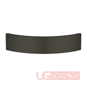 Цоколь полукруглый Эмаль Матовая R300х100мм