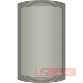 Фасад Эмаль Матовая 19мм Престиж Модерн 77 полукруглый R300 высота 357-716мм