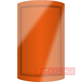 Фасад Эмаль Глянец 19мм Престиж Классика 67 полукруглый R300 высота 717-916мм