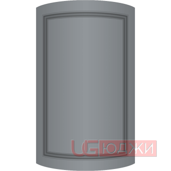 Фасад Эмаль Матовая 19мм Престиж Классика 73 полукруглый R300 высота 357-716мм