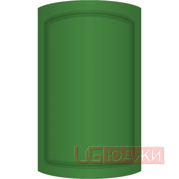 Фасад Эмаль Матовая 19мм Стандарт 11 полукруглый R300 высота 357-716мм