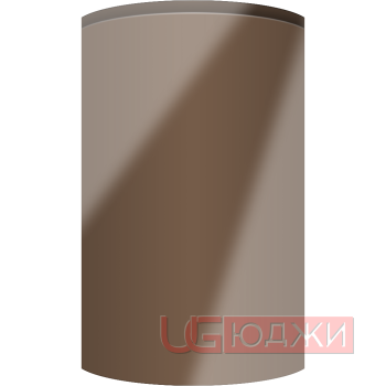 Фасад Эмаль Глянец 19мм Интегрированная ручка V1 полукруглый R300 высота 717-916мм