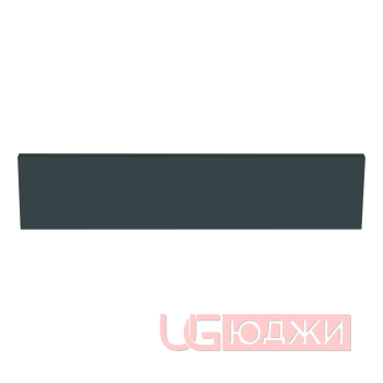 Цоколь прямой Эмаль Матовая 2300х100х19мм