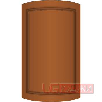 Фасад Эмаль Матовая 19мм Престиж Классика 73 полукруглый R300 высота 357-716мм