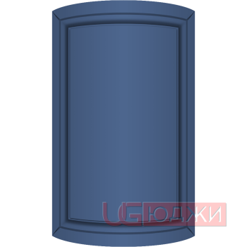 Фасад Эмаль Матовая 19мм Престиж Классика 71 полукруглый R300 высота 717-916мм