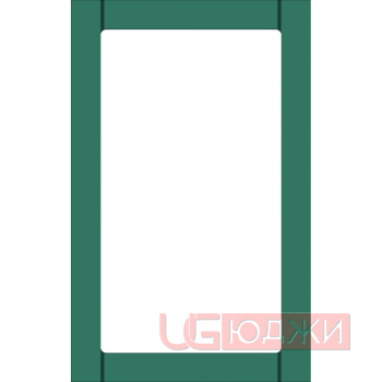 Фасад Эмаль Матовая 19мм Стандарт 6 Витрина