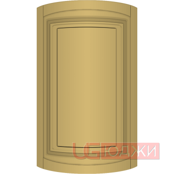 Фасад Эмаль Матовая 19мм Престиж Классика 66 полукруглый R300 высота 717-916мм