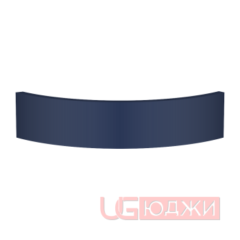 Цоколь полукруглый Эмаль Матовая R300х100мм