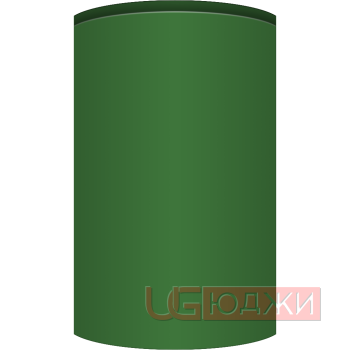 Фасад Эмаль Матовая 19мм Интегрированная ручка V1 полукруглый R300 высота 717-916мм