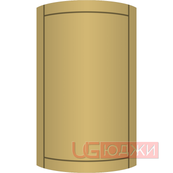 Фасад Эмаль Матовая 19мм Стандарт 6 полукруглый R300 высота 717-916мм