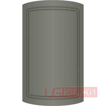 Фасад Эмаль Матовая 19мм Стандарт 1 полукруглый R300 высота 357-716мм