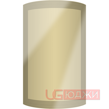 Фасад Эмаль Глянец 19мм Престиж Модерн 77 полукруглый R300 высота 717-916мм