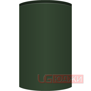 Фасад Эмаль Матовая 19мм Интегрированная ручка V1 полукруглый R300 высота 717-916мм