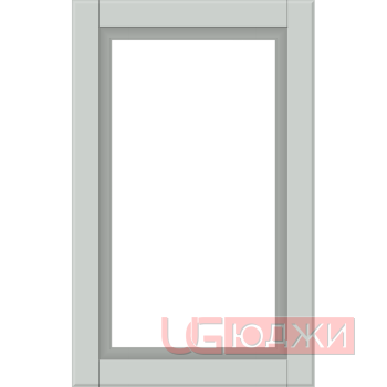 Фасад Эмаль Матовая 19мм Престиж Классика 67 Витрина