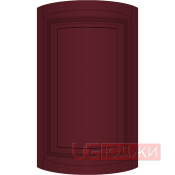 Фасад Эмаль Матовая 19мм Престиж Классика 66 полукруглый R300 высота 357-716мм