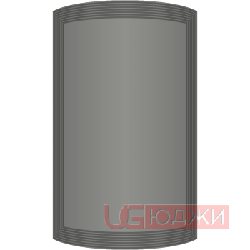 Фасад Эмаль Матовая 19мм Престиж Модерн 77 полукруглый R300 высота 717-916мм