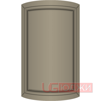 Фасад Эмаль Матовая 19мм Престиж Классика 71 полукруглый R300 высота 717-916мм