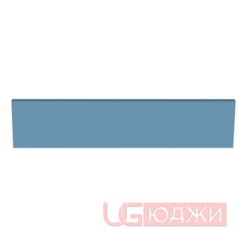 Цоколь прямой Эмаль Матовая 2300х100х19мм