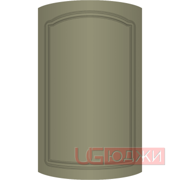 Фасад Эмаль Матовая 19мм Стандарт 3 полукруглый R300 высота 357-716мм