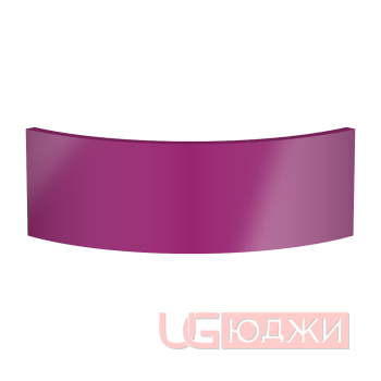 Цоколь полукруглый Эмаль Глянец R300х150мм