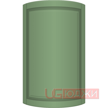 Фасад Эмаль Матовая 19мм Престиж Классика 67 полукруглый R300 высота 357-716мм