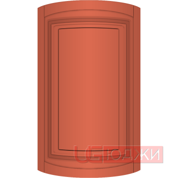 Фасад Эмаль Матовая 19мм Престиж Классика 66 полукруглый R300 высота 357-716мм