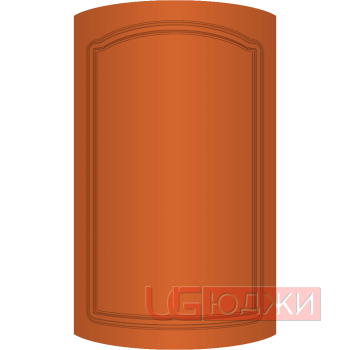 Фасад Эмаль Матовая 19мм Стандарт 3 полукруглый R300 высота 357-716мм
