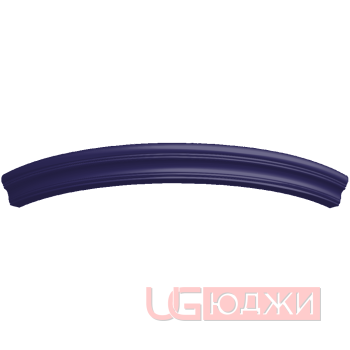 Карниз верхний полукруглый Эмаль Матовая R300х60мм