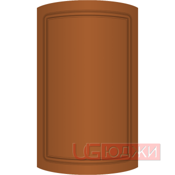 Фасад Эмаль Матовая 19мм Стандарт 1 полукруглый R300 высота 717-916мм