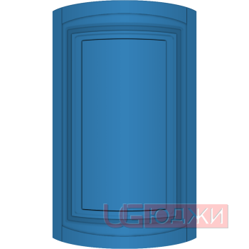 Фасад Эмаль Матовая 19мм Престиж Классика 66 полукруглый R300 высота 357-716мм