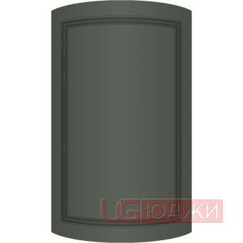 Фасад Эмаль Матовая 19мм Престиж Классика 73 полукруглый R300 высота 357-716мм