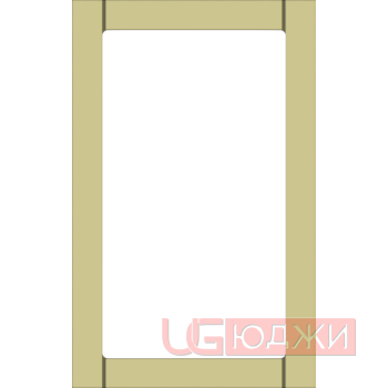 Фасад Эмаль Матовая 19мм Стандарт 6 Витрина