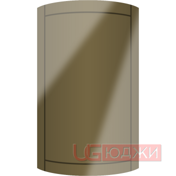 Фасад Эмаль Глянец 19мм Стандарт 6 полукруглый R300 высота 717-916мм