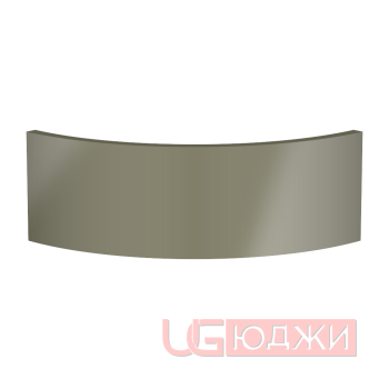 Цоколь полукруглый Эмаль Глянец R300х150мм