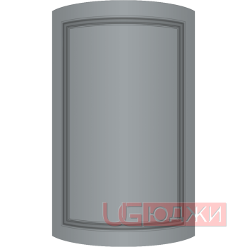 Фасад Эмаль Матовая 19мм Престиж Классика 73 полукруглый R300 высота 717-916мм