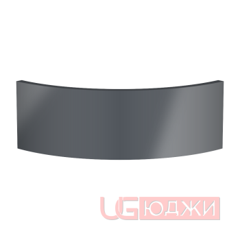 Цоколь полукруглый Эмаль Глянец R300х150мм