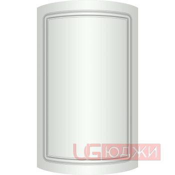 Фасад Эмаль Матовая 19мм Стандарт 1 полукруглый R300 высота 717-916мм