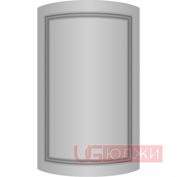 Фасад Эмаль Матовая 19мм Престиж Классика 73 полукруглый R300 высота 717-916мм