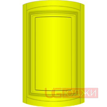 Фасад Эмаль Матовая 19мм Престиж Классика 66 полукруглый R300 высота 717-916мм