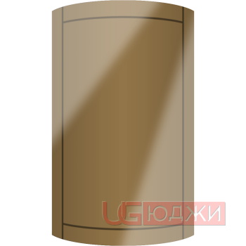 Фасад Эмаль Глянец 19мм Стандарт 6 полукруглый R300 высота 717-916мм