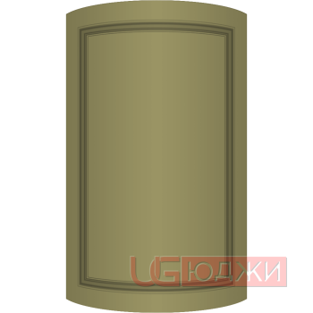 Фасад Эмаль Матовая 19мм Престиж Классика 73 полукруглый R300 высота 717-916мм