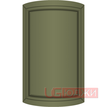 Фасад Эмаль Матовая 19мм Престиж Классика 71 полукруглый R300 высота 717-916мм