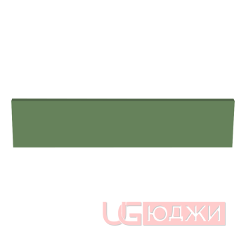 Цоколь прямой Эмаль Матовая 2300х100х19мм