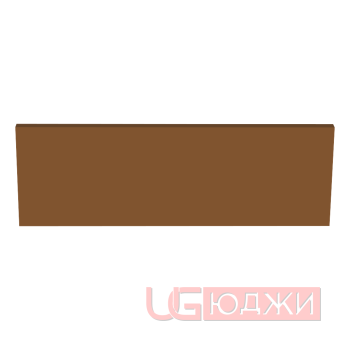 Цоколь прямой Эмаль Матовая 2300х150х19мм