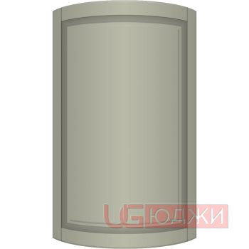 Фасад Эмаль Матовая 19мм Престиж Классика 67 полукруглый R300 высота 357-716мм