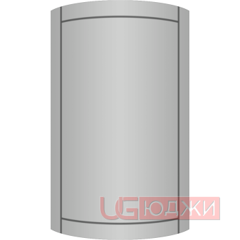 Фасад Эмаль Матовая 19мм Стандарт 6 полукруглый R300 высота 717-916мм